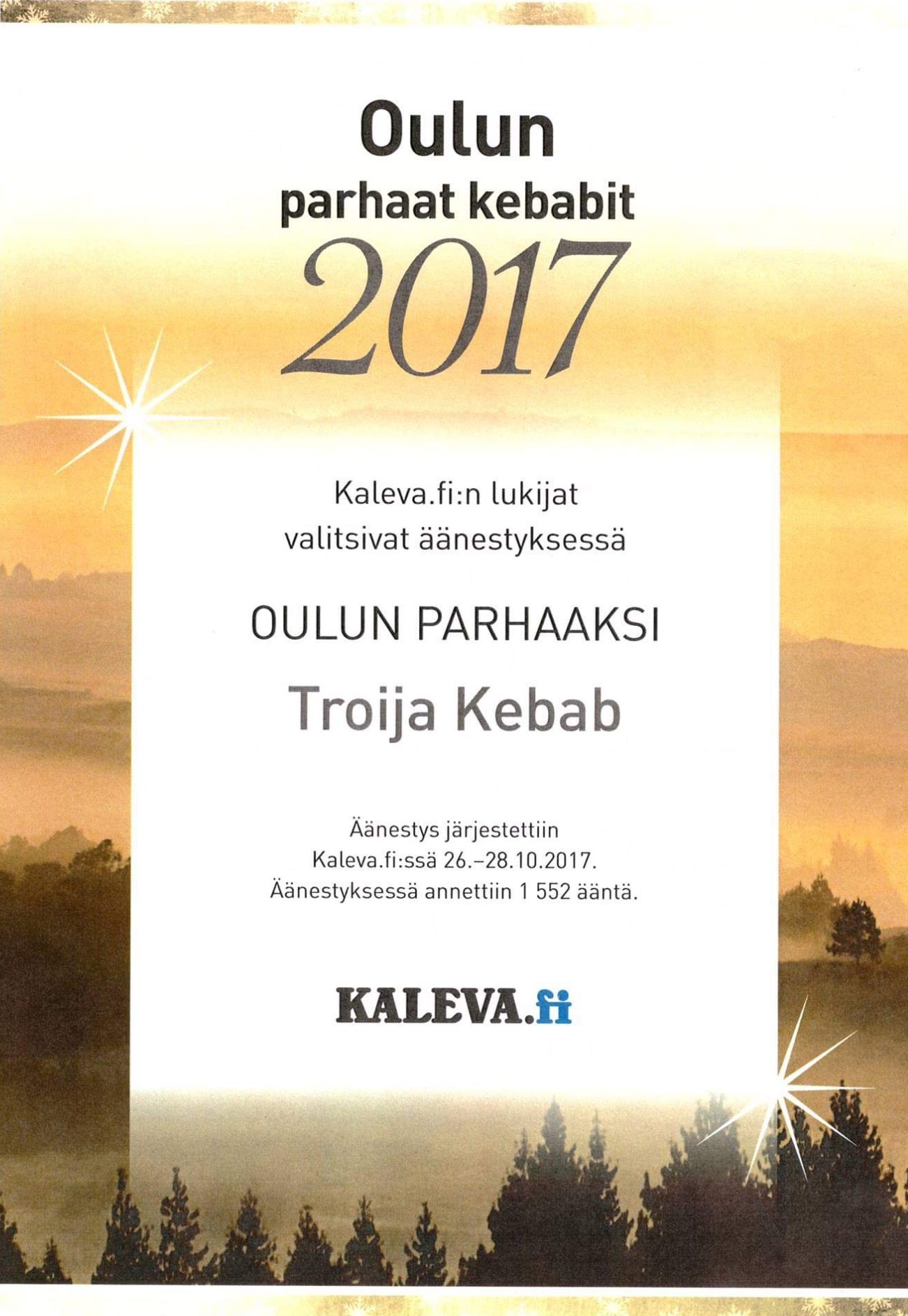 Oulun Paras Kebab - TOP 10